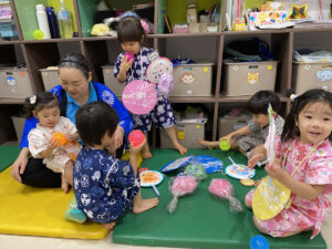 ☆夏まつり☆｜大阪・上本町の保育園レオラ