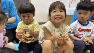 ☆お野菜スタンプ☆|大阪・上本町の保育園レオラ